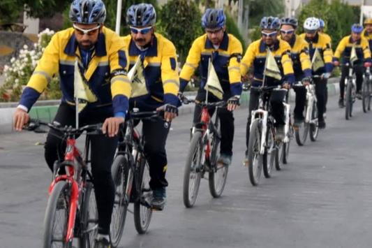 برگزاری تور دورچرخه سواری رکاب زنان کوی رضا(ع) از قزوین تا حرم رضوی 