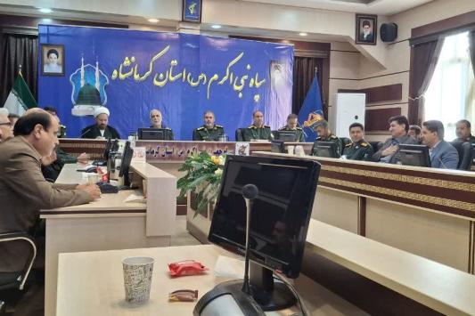 برگزاری مراسم تودیع و معارفه مسئول قدیم و جدید سازمان اردویی کرمانشاه