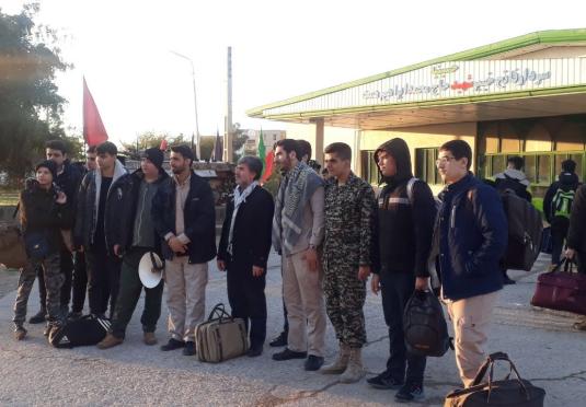 اردوی دانش‎آموزان به مناطق عملیاتی
