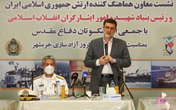 نشست جمعی از پیشکسوتان دفاع مقدس ارتش و رئیس بنیاد شهید برگزار شد